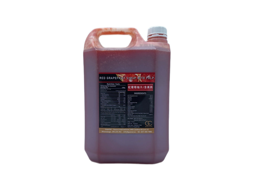 Grapefruit Syrup with Pulp 西柚汁含果肉5KG – Guocui International